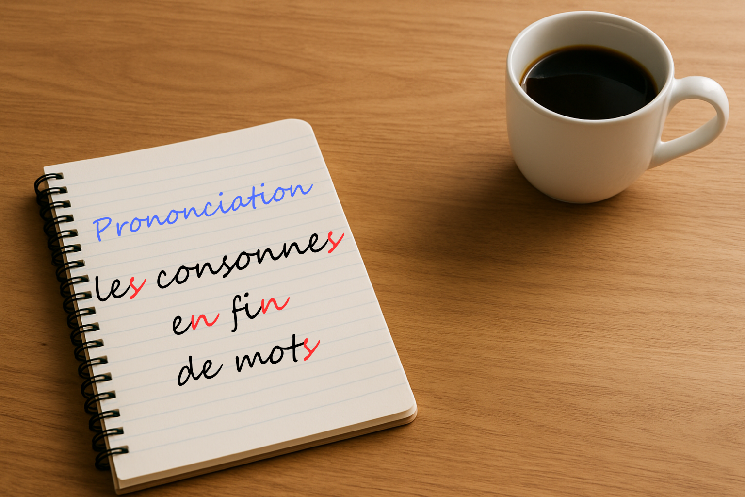 Prononciation Les consonnes en fin de mots